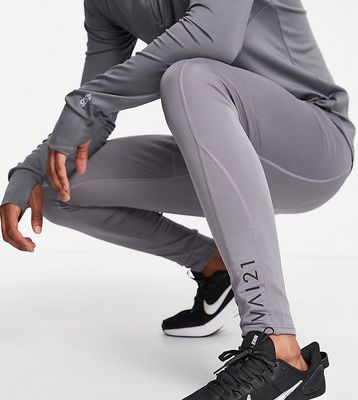VAI21 training leggings in gray-Grey