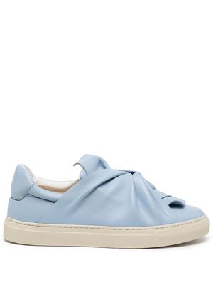 Ports 1961 knotted leather sneakers - Blue
