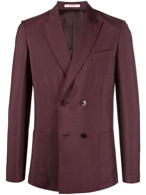 Valentino tailored double-breasted blazer - Purple