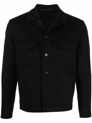 Theory wool button down jacket - Black