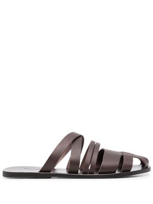 Ancient Greek Sandals Pericles leather sandals - Brown