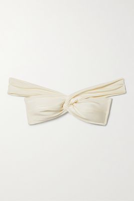 PatBO - Off-the-shoulder Bikini Top - Ivory