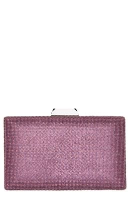 NINA Desyre Crystal Minaudiere in Lt Amethyst