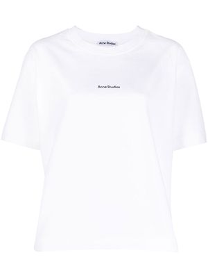 Acne Studios Reverse logo print T-shirt - White