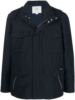 Woolrich multi-pocket military jacket - Blue