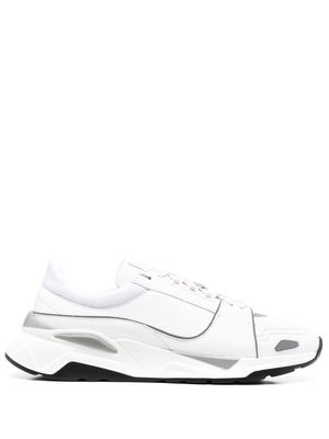 Canali low-top leather sneakers - White