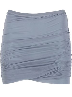 Rick Owens Buds high-waisted miniskirt - Blue