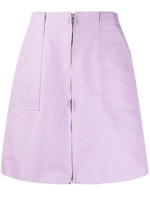 AMBUSH A-line midi skirt - Purple