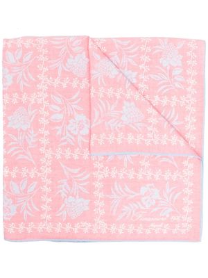 Finamore 1925 Napoli floral-print lyocell scarf - Pink