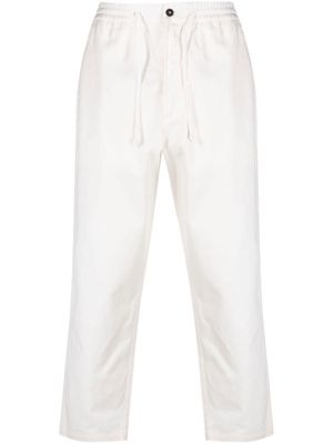 Universal Works straight-leg cropped trousers - White