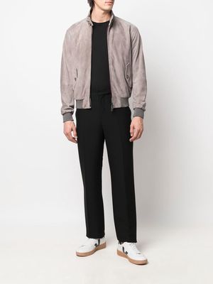 Baracuta zip-up suede jacket - Grey