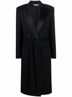 Stella McCartney double-breasted belted coat - White