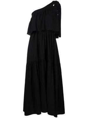 Goen.J one-shoulder maxi dress - Black