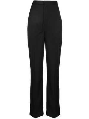 ANOUKI high-waisted tailored trousers - Black