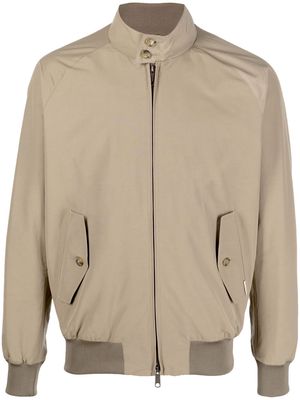 Baracuta high neck zip-up jacket - Neutrals