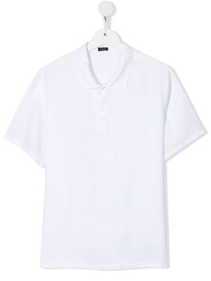 Il Gufo linen polo shirt - White