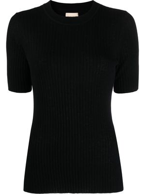 Loulou Studio Jidda wool-cashmere T-shirt - Black