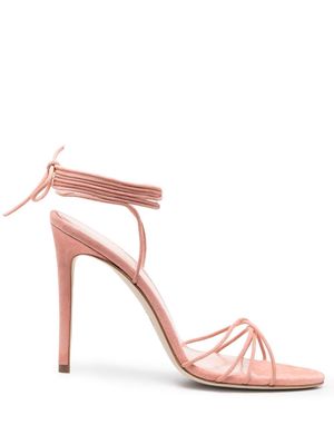 Paris Texas 105mm Nicole lace-up sandal - Pink