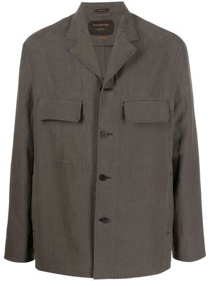 Zegna single-breasted tailored jacket - Green