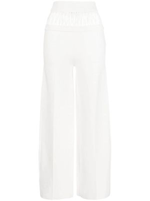 Dion Lee net-panel Suspend trousers - White