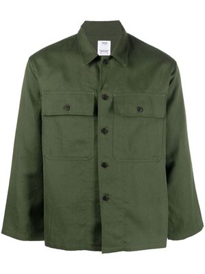 visvim flap-pockets shirt jacket - Green