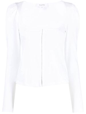 Beaufille puff-sleeve blouse - White
