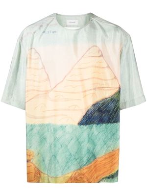Lemaire round neck T-shirt - Multicolour