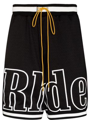 Rhude Court deck shorts - Black