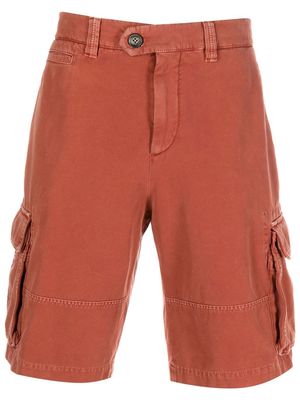 Brunello Cucinelli knee-length cargo shorts - Orange