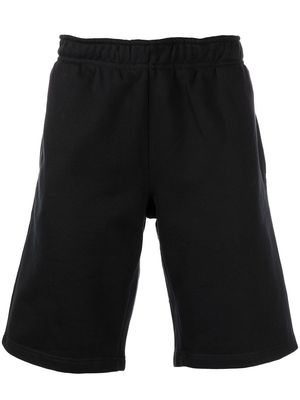 032c elasticated-waist cotton shorts - Black