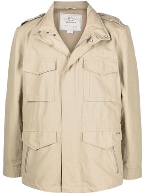 Woolrich multi-pocket military jacket - Neutrals