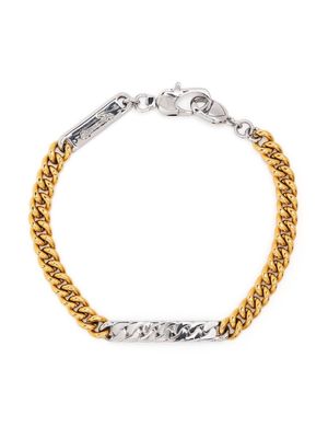 Capsule Eleven two-tone chain-link bracelet - Gold