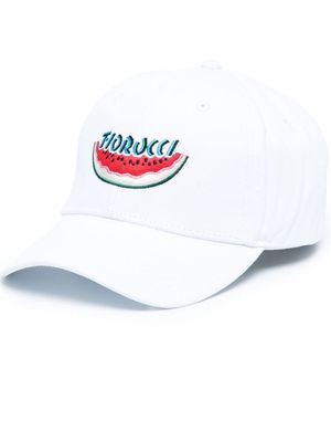 Fiorucci watermelon logo cap - White
