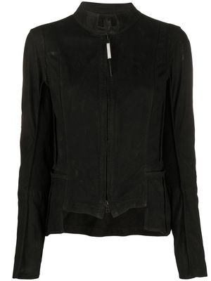 Isaac Sellam Experience fitted zip-up jacket - Black