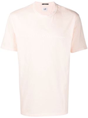 C.P. Company logo-print cotton T-shirt - Pink