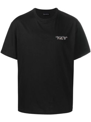 Throwback. graphic-print cotton T-shirt - Black