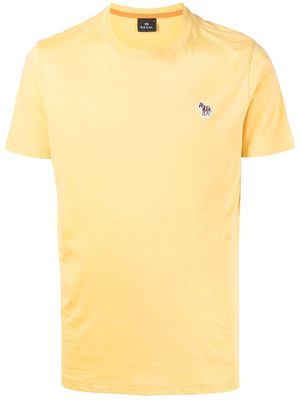 PS Paul Smith zebra-patch cotton T-shirt - Yellow