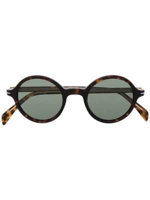Eyewear by David Beckham round-frame tinted sunglasses - Brown