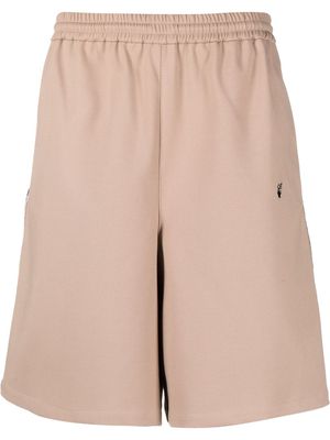 Off-White printed arrows panel shorts - Black