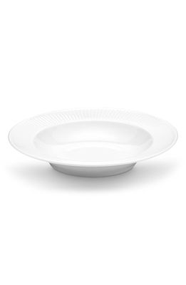Pillivuyt Plisse Set of 4 Soup Bowls in White