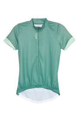 Odlo Essential Stand Collar Cycling Jersey in Myrtle - Hemlock