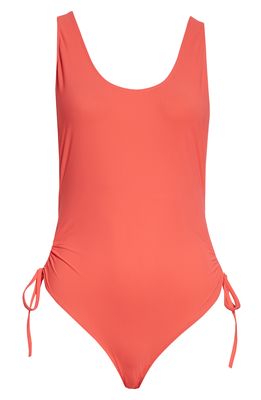 Isabel Marant Symi One-Piece Swimsuit in Poppy Red
