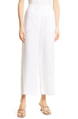 MASAI COPENHAGEN Parini Linen Pull-On Pants in White