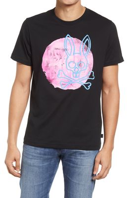 Psycho Bunny Arnell Graphic Tee in 001 Black