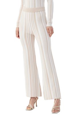 4th & Reckless Kisha Stripe Knit Pants in Nude And White Stripe
