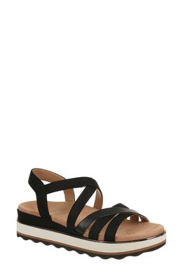 Vionic Kellyn Strappy Platform Sandal in Black