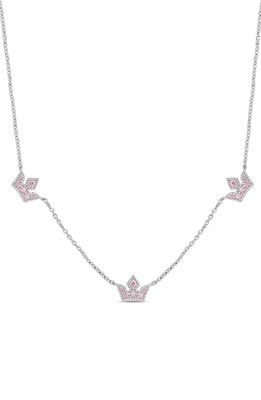 Lily Nily Tiara Frontal Necklace in Silver