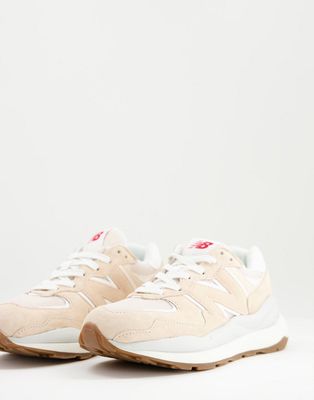 New Balance 57/40 sneakers in pastel pink