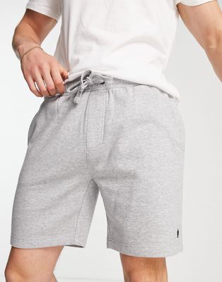 French Connection jersey shorts in light gray