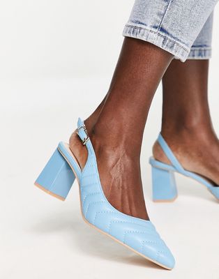 RAID Adonis mid heel shoes in blue